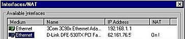 Winroute - PC NAT external On!